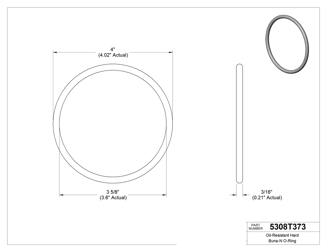 Technical drawing - 5308T373